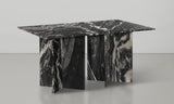 Verona Dining Table - Handcrafted Black Marble with Unique Base for Timeless Elegance and Style