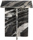 Verona End Table - Handcrafted Marble Design with Unique Base for Contemporary Elegance in Any Room