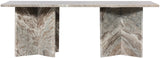 Verona Coffee Table - Handcrafted Marble Elegance with Unique Design and Contemporary Style Accent