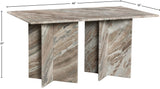 Verona Dining Table - Handcrafted Black Marble with Unique Base for Timeless Elegance and Style