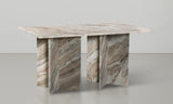 Verona Dining Table - Handcrafted Black Marble with Unique Base for Timeless Elegance and Style
