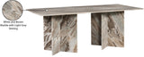 Verona Dining Table - Handcrafted Black Marble with Unique Base for Timeless Elegance and Style