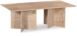 Verona Coffee Table - Handcrafted Marble Elegance with Unique Design and Contemporary Style Accent