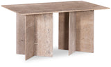 Verona Dining Table - Handcrafted Black Marble with Unique Base for Timeless Elegance and Style