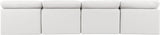 Indulge - Faux Leather 4 Seat Modular Armless Sofa