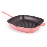 BergHOFF Neo Cast Iron Square Grill Pan 11", Pink