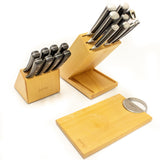 BergHOFF 20pc Stainless Steel Smart Knife Block Set