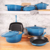 BergHOFF Neo Cast Iron Fry Pan 10", Blue