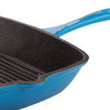 BergHOFF Neo Cast Iron Square Grill Pan 11", Blue