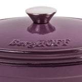 BergHOFF Neo Cast Iron 5qt. Oval Dutch Oven 11.5" with Lid, Purple