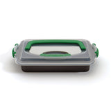BergHOFF Perfect Slice 7Pc Steel Set, 14" Cookie Sheet with Tool, 9" Round Cake Pan with Tool, 13" Covered Bake Pan with Tool