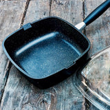 BergHOFF EuroCAST Cast Aluminum Non-stick 10" Square Covered Saute Pan