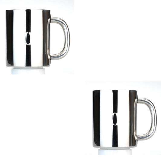 BergHOFF 2Pc 18/10 Stainless Steel Coffee Mug, 12oz.