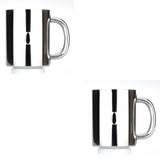 BergHOFF 2Pc 18/10 Stainless Steel Coffee Mug, 12oz.