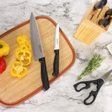 BergHOFF 8pc Ergonomic Stainless Steel Knife Block Set