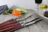 French Home Laguiole Steak Knives, Set of 4, Pakkawood