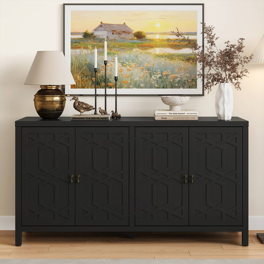Sideboard Buffet Cabinet with Storage, 60'' Storage Cabinet