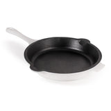 BergHOFF Neo 5pc Cast Iron Oval Dutch Oven Set with 10" Fry Pan, 5qt. & 8qt., White