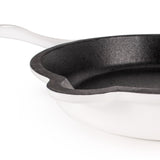 BergHOFF Neo 2pc Cast Iron 10" Fry Pan & 11" Grill Pan Cookware Set, White