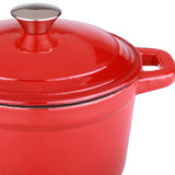 BergHOFF Neo 10pc Cast Iron Cookware Set, Red