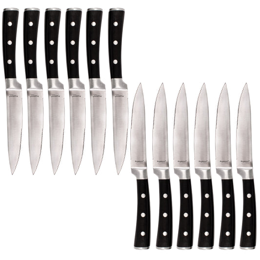 BergHOFF Essentials Classico 12Pc Stainless Steel Steak Knife Set, 5"