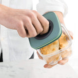 BergHOFF Leo 2pc Smart Seal Food Container Set, 2.2 qt and 0.42 qt, Green