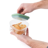 BergHOFF Leo 2pc Smart Seal Food Container Set, 2.2 qt and 0.42 qt, Green