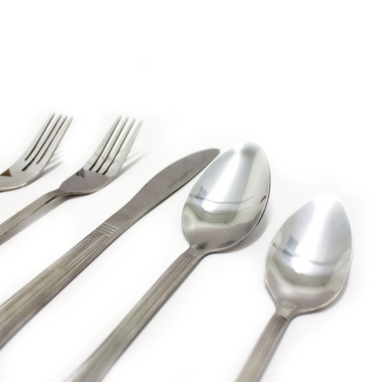 BergHOFF Essentials 20Pc 18/10 Stainless Steel Flatware Set, Matte