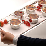 BergHOFF 18/10 Stainless Steel 2.5" Mini Pots, Set of 4