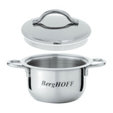 BergHOFF 18/10 Stainless Steel 2.5" Mini Pots, Set of 4