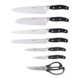 BergHOFF Forged 9pc Stainless Steel Knife Block Set with 3-in-1 Sharpener