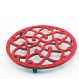 BergHOFF Neo 4pc Cast Iron Grill & Fry Pan Set, Red