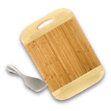 BergHOFF Aaron Probyn 2pc Cheese Knife and Bamboo Board Set, Two-Toned