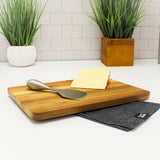 BergHOFF Aaron Probyn 2Pc Cheese Knife and Bamboo Wavy Board Set