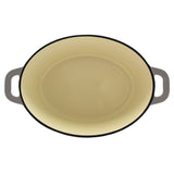 BergHOFF Neo Cast Iron 8qt. Oval Dutch Oven 13" with Lid, Oyster