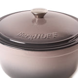BergHOFF Neo Cast Iron 7qt. Round Dutch Oven 11" with Lid, Oyster