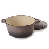 BergHOFF Neo Cast Iron 7qt. Round Dutch Oven 11" with Lid, Oyster