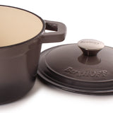 BergHOFF Neo Cast Iron 7qt. Round Dutch Oven 11" with Lid, Oyster