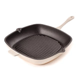 BergHOFF Neo Cast Iron Square Grill Pan 11", Meringue