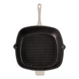 BergHOFF Neo Cast Iron Square Grill Pan 11", Meringue