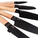 BergHOFF Ron Stainless Steel 6pc Knife Block Set, Natural