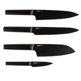 BergHOFF Ron Stainless Steel 4pc Knife Set, Black