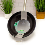 BergHOFF Geminis 3Pc Non-stick Spun Cast Aluminum 13.5" Wok With Silicone Screen & Skimmer