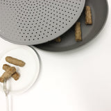 BergHOFF Geminis 3Pc Non-stick Spun Cast Aluminum 13.5" Wok With Silicone Screen & Skimmer