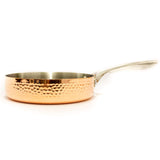 BergHOFF Vintage 5pc Tri-Ply Copper Cookware Set with Lids, Hammered