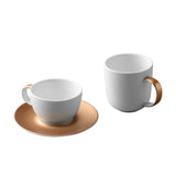 BergHOFF Gem 32pc Dinnerware Service for 4, White & Gold