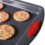 BergHOFF 11Pc Perfect Slice Bakeware Set, Grey & Red