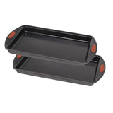 BergHOFF 11Pc Perfect Slice Bakeware Set, Grey & Red