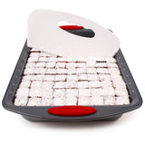 BergHOFF 11Pc Perfect Slice Bakeware Set, Grey & Red