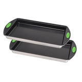 BergHOFF 11Pc Perfect Slice Bakeware Set, Silver & Green